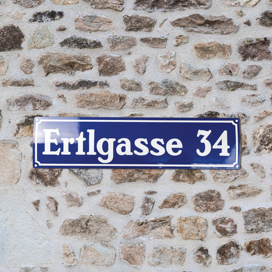 Emaille Straßenschild