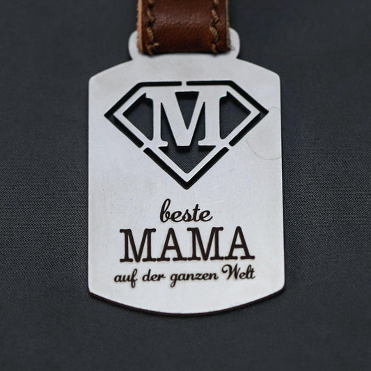 Steelmonks-Metallschild,Beste Mama. Familien Anhänger Wanddekoration erhältlich in verschiednen Größen und Farben.