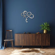 Steelmonks-Metallschild,Unendliches Herz. Motivschild Wanddekoration erhältlich in verschiednen Größen und Farben.
