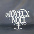 Steelmonks-Metallschild,"Joyeux Noel" Aufsteller. Weihnachtsaufsteller Wanddekoration erhältlich in verschiednen Größen und Farben.